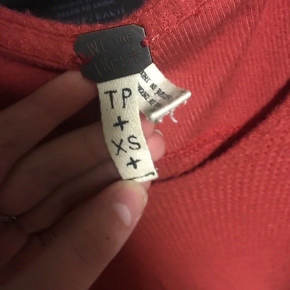 Burnt Orange Free People Sweater - Picture 2 of 2